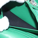 BALENCIAGA Paper Money Zip Around Wallet Leather Green 371661 Auth sw166V-21