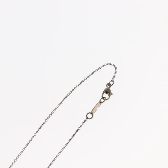 TIFFANY&Co. Atlas Cube Necklace Ag925 Silver Auth SW1660