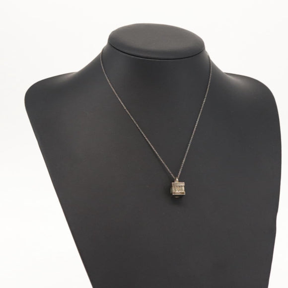 TIFFANY&Co. Atlas Cube Necklace Ag925 Silver Auth SW1660