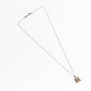 TIFFANY&Co. Atlas Cube Necklace Ag925 Silver Auth SW1660-2