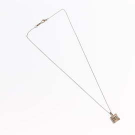 TIFFANY&Co. Atlas Cube Necklace Ag925 Silver Auth SW1660 - 0