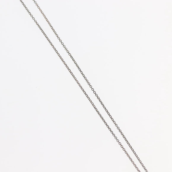 TIFFANY&Co. Atlas Cube Necklace Ag925 Silver Auth SW1660