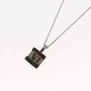 TIFFANY&Co. Atlas Cube Necklace Ag925 Silver Auth SW1660-9