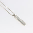 TIFFANY&Co. 1837 Bar Necklace Ag925 Silver Auth SW1661-9