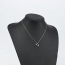 TIFFANY&Co. printed initials C Necklace Ag925 Silver Auth SW1662-13