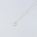 TIFFANY&Co. printed initials C Necklace Ag925 Silver Auth SW1662-3