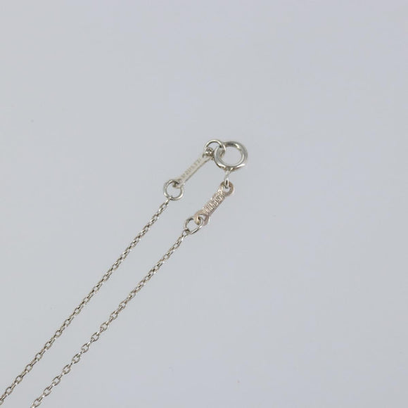 TIFFANY&Co. printed initials C Necklace Ag925 Silver Auth SW1662