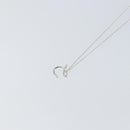 TIFFANY&Co. printed initials C Necklace Ag925 Silver Auth SW1662-8