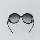 CHANEL Sunglasses Plastic Black CC Auth SW1664-3