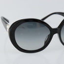 CHANEL Sunglasses Plastic Black CC Auth SW1664-6