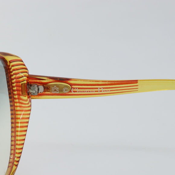 Christian Dior Sunglasses Plastic Orange Auth SW1667