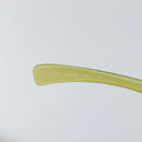 CHANEL COCO Mark Sunglasses Plastic Green CC Auth SW1668-12