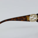 GUCCI Interlocking G Sunglasses Plastic Brown Auth SW1673-11