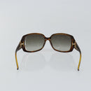 GUCCI Interlocking G Sunglasses Plastic Brown Auth SW1673-3