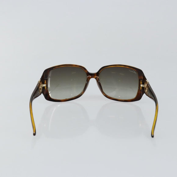 GUCCI Interlocking G Sunglasses Plastic Brown Auth SW1673