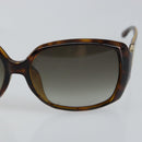 GUCCI Interlocking G Sunglasses Plastic Brown Auth SW1673-7