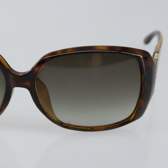 GUCCI Interlocking G Sunglasses Plastic Brown Auth SW1673