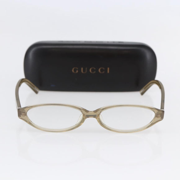GUCCI Sunglasses Plastic Beige Auth SW1676