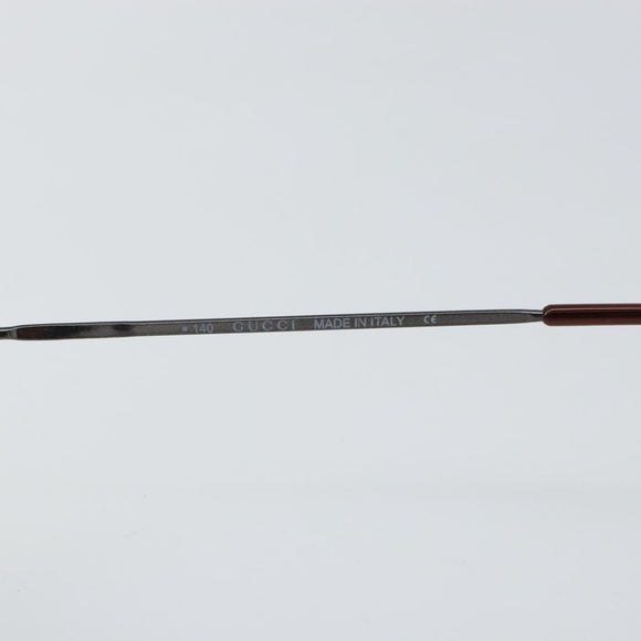 GUCCI Sunglasses Plastic Dark Brown Auth SW1677