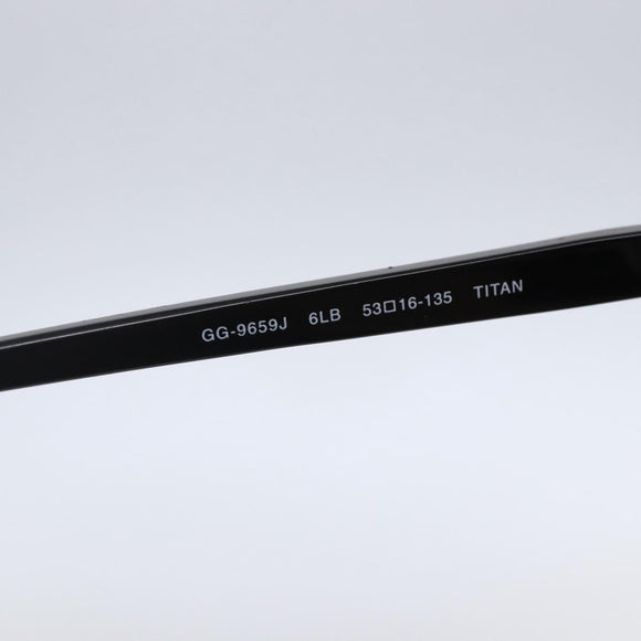 GUCCI Interlocking G Glasses plastic Black Auth SW1678