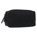 GUCCI GG Canvas Pouch Black 29596 Auth sw168-1