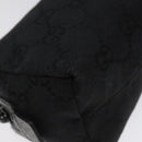 GUCCI GG Canvas Pouch Black 29596 Auth sw168-16