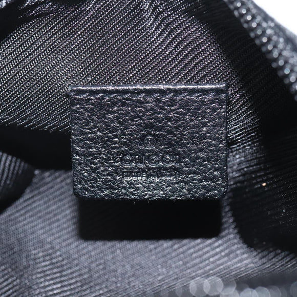 GUCCI GG Canvas Pouch Black 29596 Auth sw168