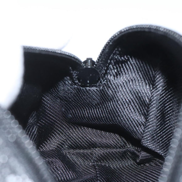 GUCCI GG Canvas Pouch Black 29596 Auth sw168