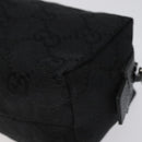 GUCCI GG Canvas Pouch Black 29596 Auth sw168-7