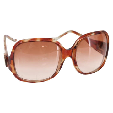 BALENCIAGA Sunglasses Plastic Brown Auth SW1680