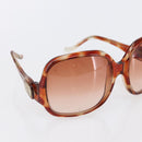 BALENCIAGA Sunglasses Plastic Brown Auth SW1680-6