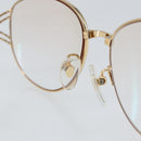 SAINT LAURENT Glasses metal Gold Auth SW1682-7