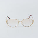 SAINT LAURENT Glasses metal Gold Auth SW1682-13