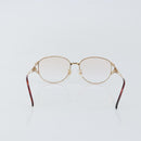 SAINT LAURENT Glasses metal Gold Auth SW1682-2