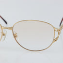 SAINT LAURENT Glasses metal Gold Auth SW1682-6