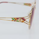 SAINT LAURENT Glasses metal Gold Auth SW1682-14