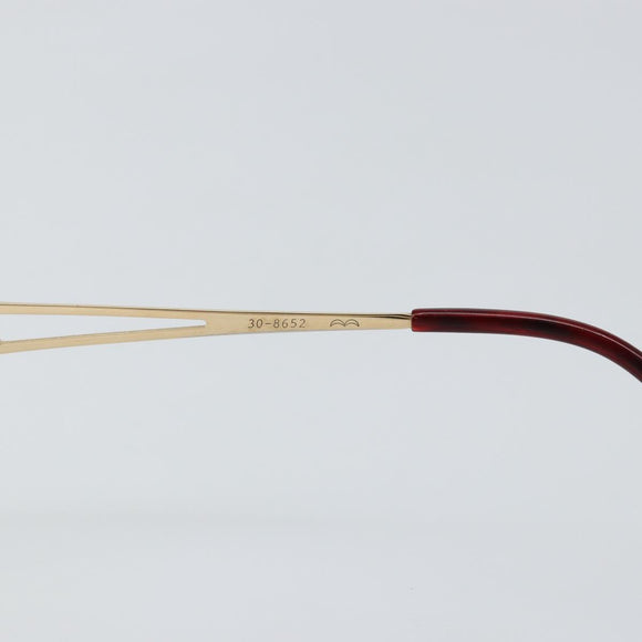 SAINT LAURENT Glasses metal Gold Auth SW1682