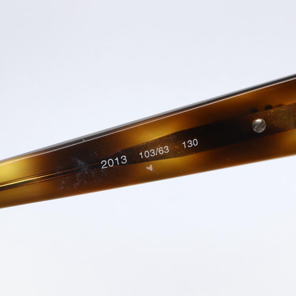 Salvatore Ferragamo Gancini Sunglasses Plastic Brown Auth SW1683