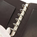 FENDI Zucca Canvas Planner Black Brown Auth sw1689V-9