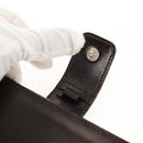 FENDI Zucca Canvas Planner Black Brown Auth sw1689V-21
