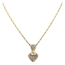 Christian Dior Necklace metal Gold Auth sw1690-1