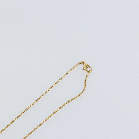 Christian Dior Necklace metal Gold Auth sw1690