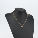 Christian Dior Necklace metal Gold Auth sw1691-13