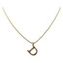 Christian Dior Necklace metal Gold Auth sw1693-1