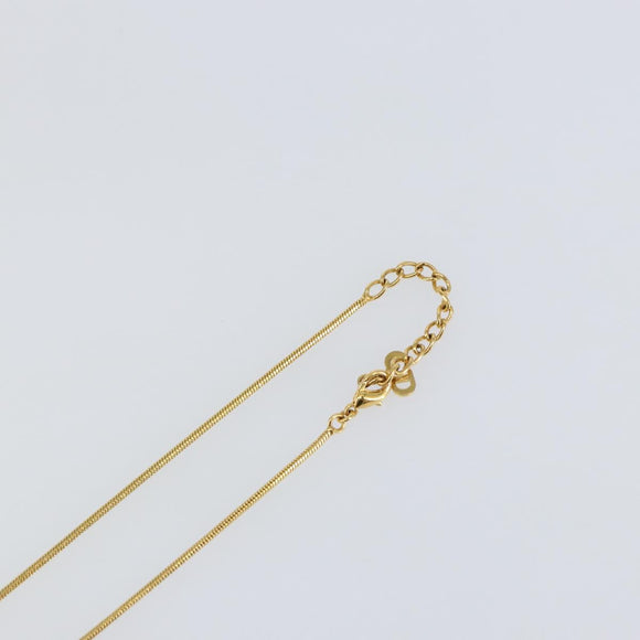 Christian Dior Necklace metal Gold Auth sw1693