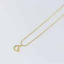 Christian Dior Necklace metal Gold Auth sw1693-9