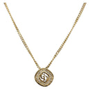 Christian Dior Necklace metal Gold Auth sw1694-1