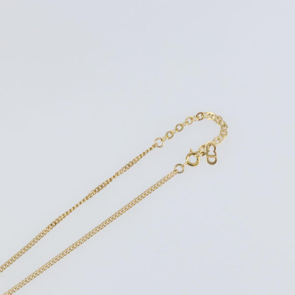 Christian Dior Necklace metal Gold Auth sw1694
