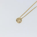 Christian Dior Necklace metal Gold Auth sw1694-3