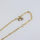 Christian Dior Necklace metal Gold Auth sw1694-7